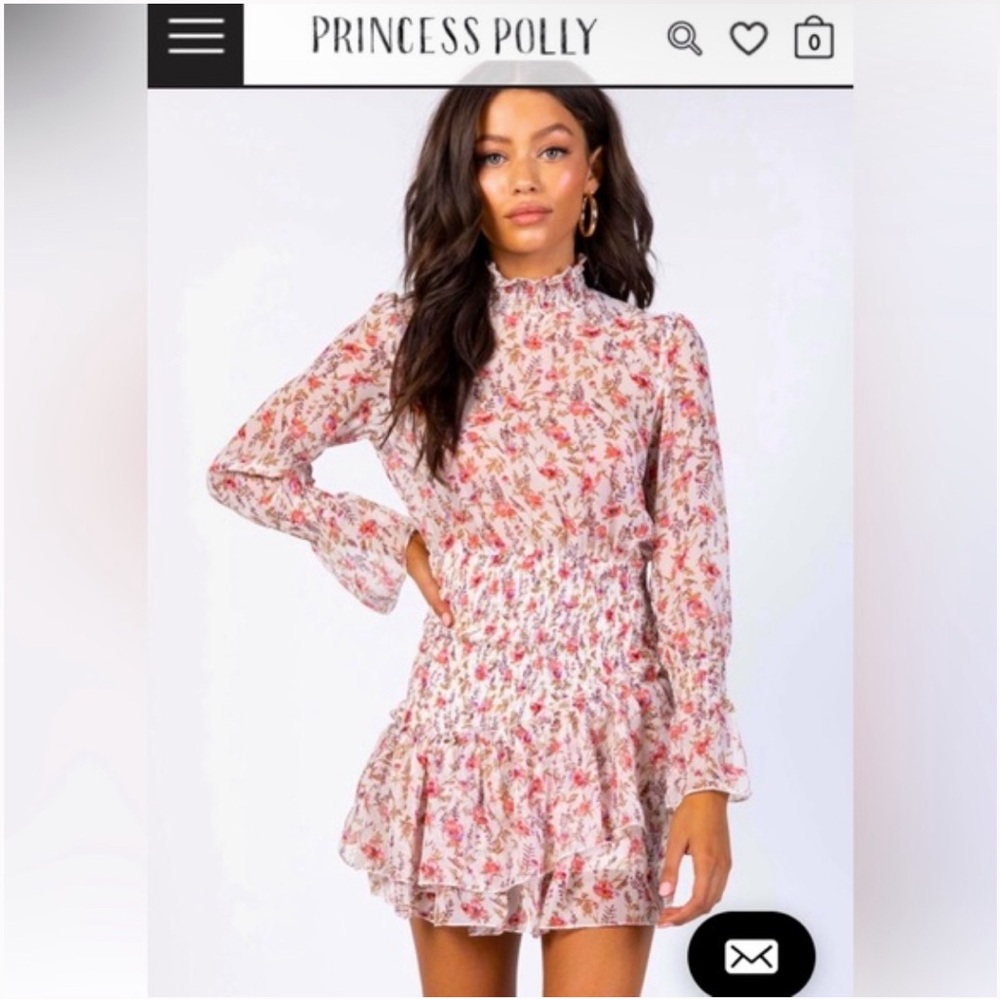 Princess Polly Guetta Mini Floral Dress